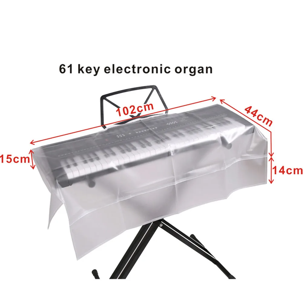 Electronic Piano Dust Cover Waterproof Keyboard Protector Widened Design Transparent PEVA Material Easy to Fold and Store
Electronic Piano Dust Cover Waterproof Keyboard Protector Widened Design Transparent PEVA Material Easy to Fold and Store