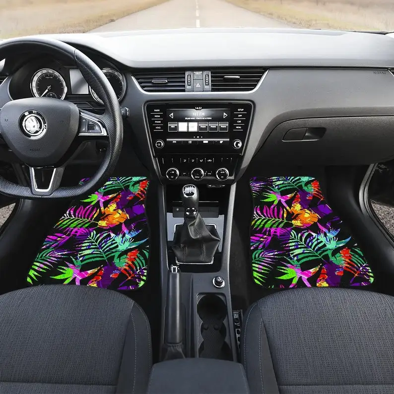 Colorful Plants Leaves Floral Flowers Car Floor Mats Set, Front and Back Floor Mats for Car, Car Accessories
Colorful Plants Leaves Floral Flowers Car Floor Mats Set, Front and Back Floor Mats for Car, Car Accessories