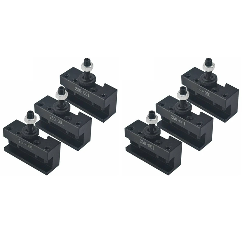6Pcs Quick Change Turning and Facing Lathe Tool Holder Bracket 250-001CNC Tool POST
6Pcs Quick Change Turning and Facing Lathe Tool Holder Bracket 250-001CNC Tool POST
