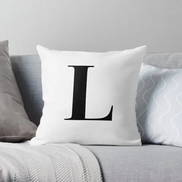 Letter L Monogram Initial Printing Throw Pillow Cover Fashion Waist Bed Bedroom Soft Comfort Home Pillows not include One Side
Letter L Monogram Initial Printing Throw Pillow Cover Fashion Waist Bed Bedroom Soft Comfort Home Pillows not include One Side
