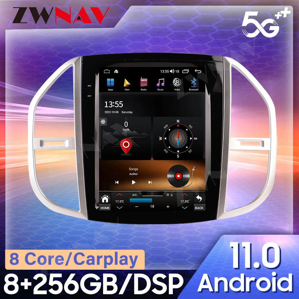 For Mercedes Benz Vito 2012-2020 CARPLAY Android 12 Car Radio Stereo Receiver Autoradio Multimedia Player GPS Navigation
For Mercedes Benz Vito 2012-2020 CARPLAY Android 12 Car Radio Stereo Receiver Autoradio Multimedia Player GPS Navigation