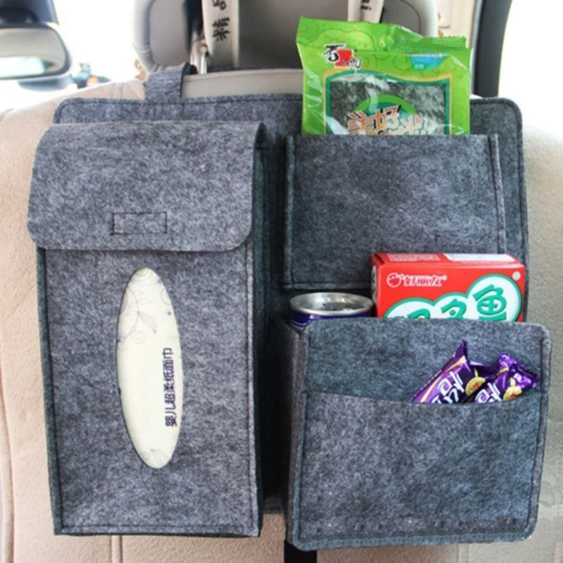Universal Car Seat Felt Storage Pocket Car Interior Organizer High Capacity Back Seats Hanging Bag Auto Accessories
Universal Car Seat Felt Storage Pocket Car Interior Organizer High Capacity Back Seats Hanging Bag Auto Accessories