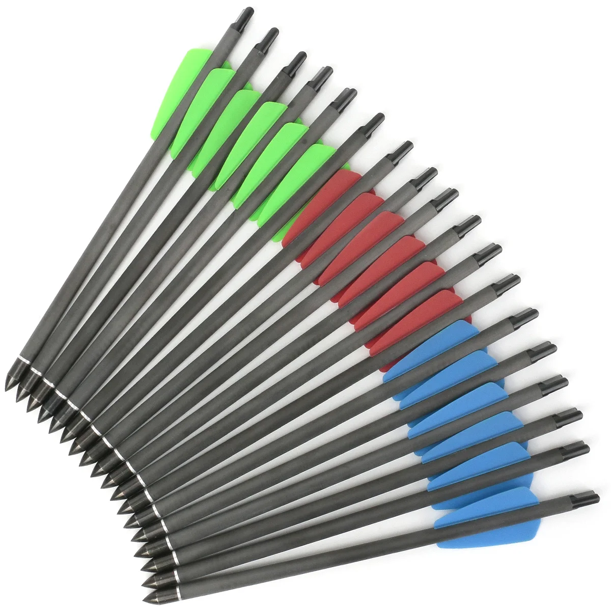 7.5/15 Inches 7.5mm Pure Carbon Shaft Short Crossbow Arrow With Fixed Flastic Nock 2 Feathers 100 Grain Screw Tip for Archery
7.5/15 Inches 7.5mm Pure Carbon Shaft Short Crossbow Arrow With Fixed Flastic Nock 2 Feathers 100 Grain Screw Tip for Archery