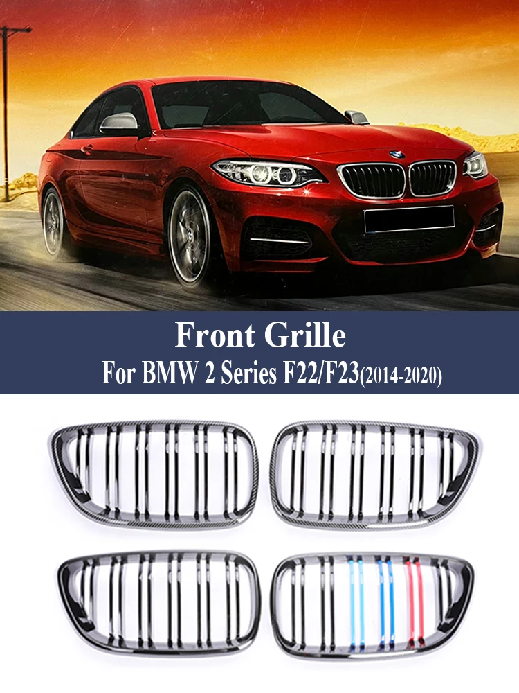 Pair M Color Car Front Bumper Kidney Grill Grilles for BMW 2 Series F22 F23 M2 Car Styling Accessory
Pair M Color Car Front Bumper Kidney Grill Grilles for BMW 2 Series F22 F23 M2 Car Styling Accessory