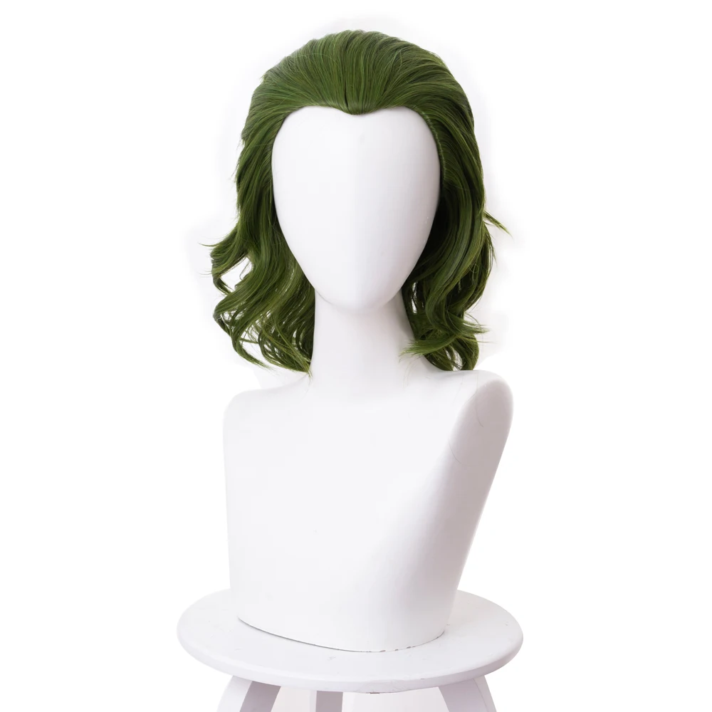 JOY&BEAUTY Hair Joker Cosplay Wig Arthur Fleck Joker Wig Curly Green Synthetic Hair Horror Scary Clown Cosplay Prop wig
JOY&BEAUTY Hair Joker Cosplay Wig Arthur Fleck Joker Wig Curly Green Synthetic Hair Horror Scary Clown Cosplay Prop wig
