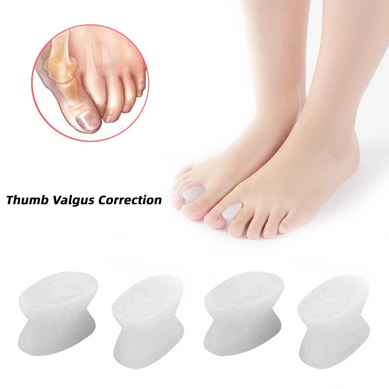 5Pairs Silicone Toe Spacer Straightener Gel Thumb Separators Bunion Corrector Hallux Valgus Orthosis Pain Relief Feet Care
5Pairs Silicone Toe Spacer Straightener Gel Thumb Separators Bunion Corrector Hallux Valgus Orthosis Pain Relief Feet Care