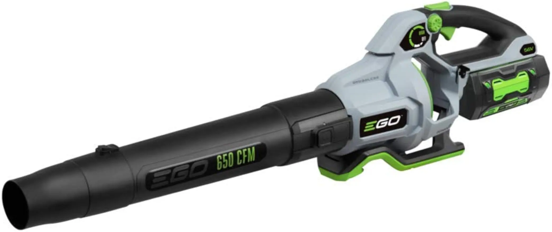EGO Power+ LB6504 650 CFM Variable-Speed 56-Volt Lithium-ion Cordless Leaf Blower 5.0Ah Battery and Charger Included
EGO Power+ LB6504 650 CFM Variable-Speed 56-Volt Lithium-ion Cordless Leaf Blower 5.0Ah Battery and Charger Included