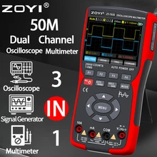 Multi-instrument dual-channel oscilloscope ZT-703S multi-function multimeter signal generator three-in-one high precision