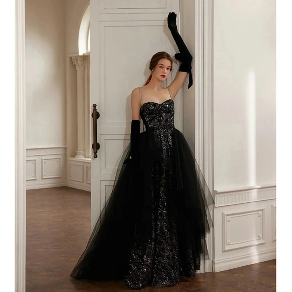 2023 New Women Dress Gorgeous and Elegant Black Fluffy Tulle Custom Dress Formal Dinner Wedding Party Dress Celebrity Same Style
2023 New Women Dress Gorgeous and Elegant Black Fluffy Tulle Custom Dress Formal Dinner Wedding Party Dress Celebrity Same Style