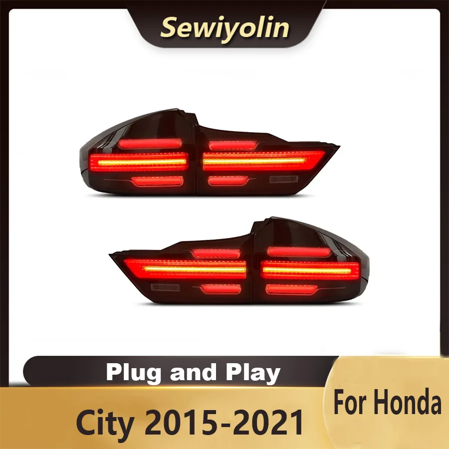 For Honda City 2015-2021 Car Accessories Animation LED Trailer Lights Tail Lamp Rear DRL Signal Automotive Plug And Play
For Honda City 2015-2021 Car Accessories Animation LED Trailer Lights Tail Lamp Rear DRL Signal Automotive Plug And Play
