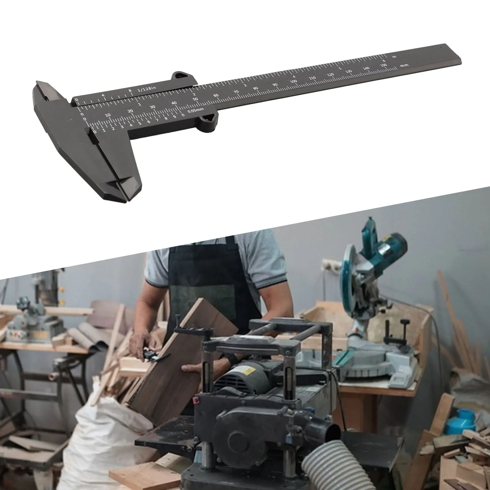 0-150mm Vernier Calipers Double Rule Scale Plastic Depth Height Measure Tool Jewelry Antiques School Measuring Hand Tools
0-150mm Vernier Calipers Double Rule Scale Plastic Depth Height Measure Tool Jewelry Antiques School Measuring Hand Tools