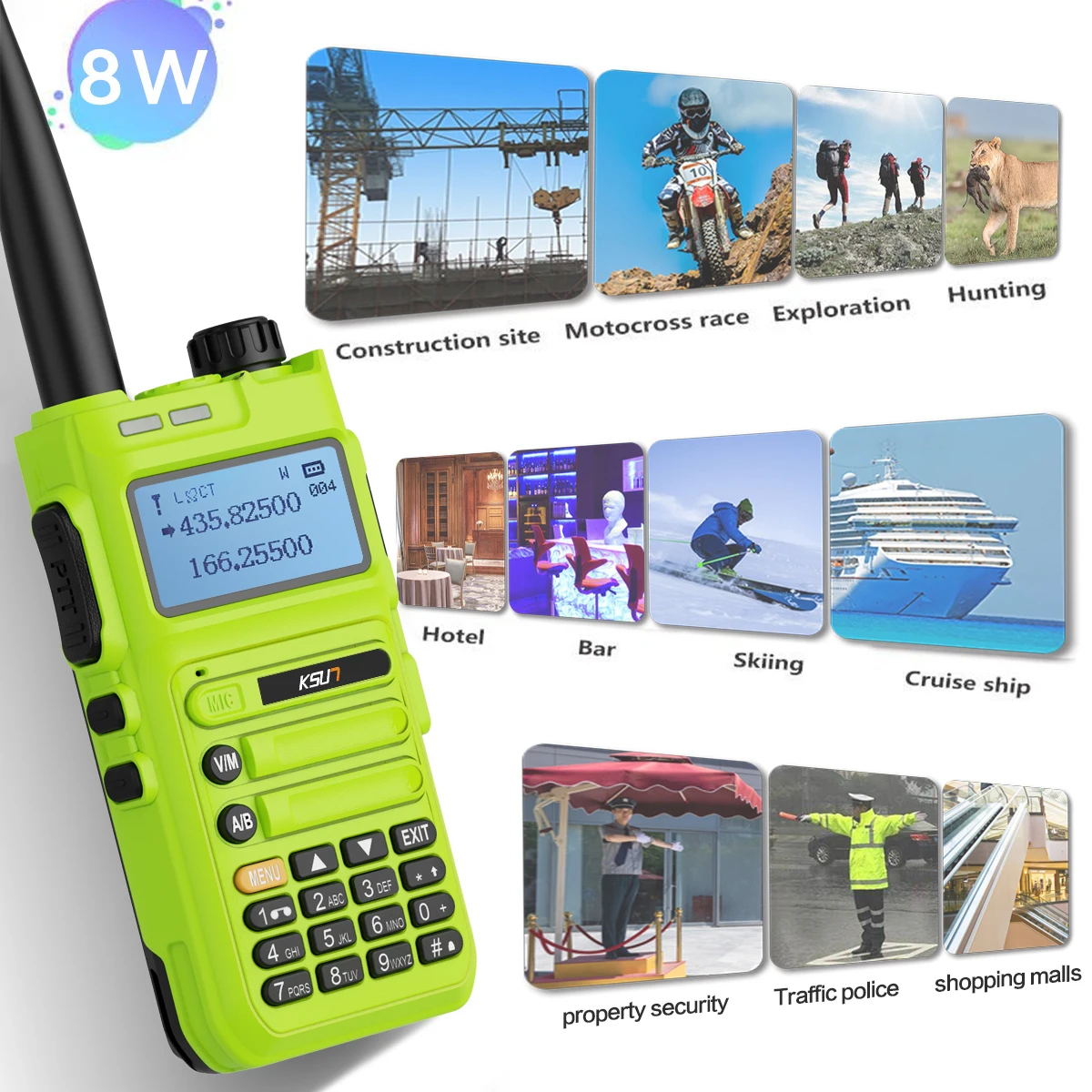 KSUT UV3D Walkie Talkie Powerful Radio Stations For Hunting Long Range FM Two Way Radio Vhf Uhf Transmitter Communication
KSUT UV3D Walkie Talkie Powerful Radio Stations For Hunting Long Range FM Two Way Radio Vhf Uhf Transmitter Communication
