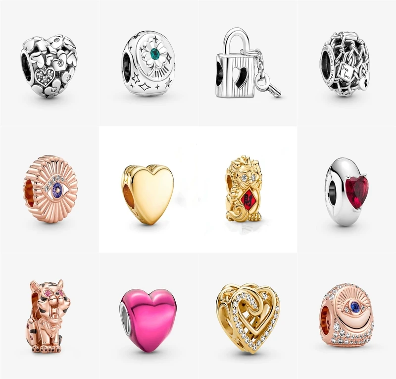Authentic 925 Sterling Silver Clover, Horseshoe & Ladybird Three-sided Charm Bead Fit Pandora Bracelet & Necklace Jewelry
Authentic 925 Sterling Silver Clover, Horseshoe & Ladybird Three-sided Charm Bead Fit Pandora Bracelet & Necklace Jewelry