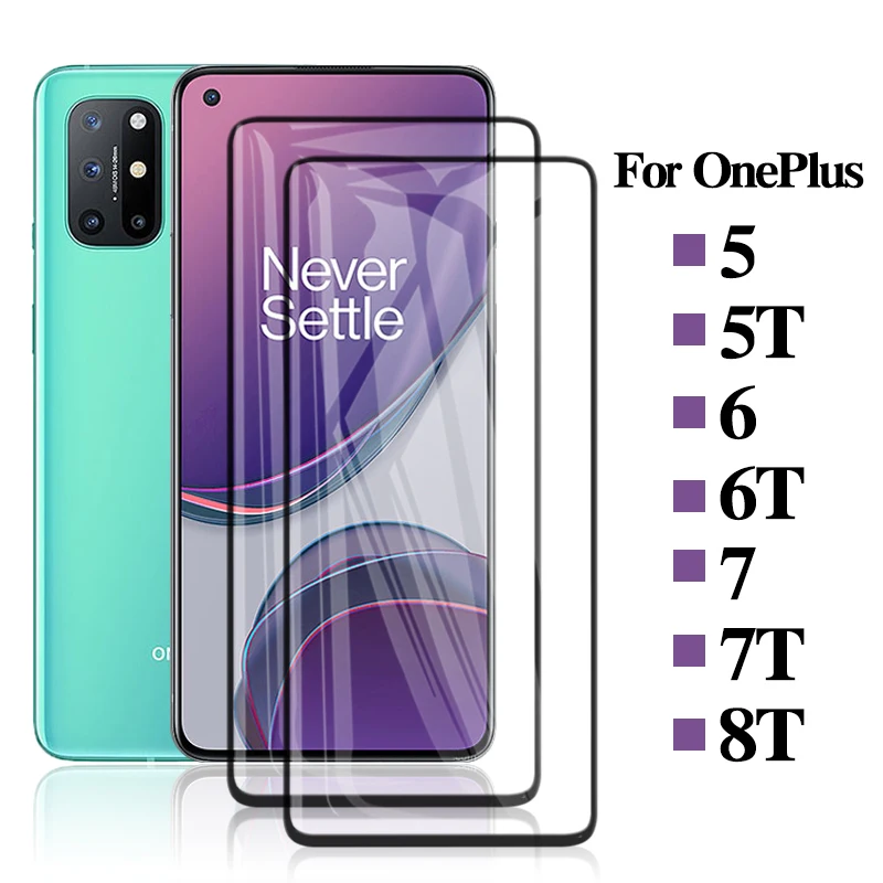 

Screen Protector Accessories Film For OnePlus 8T 7T 6T 5T 7 6 5 T Protection Glass The Oneplus8t Glas On Full Cover One Plus 8 t