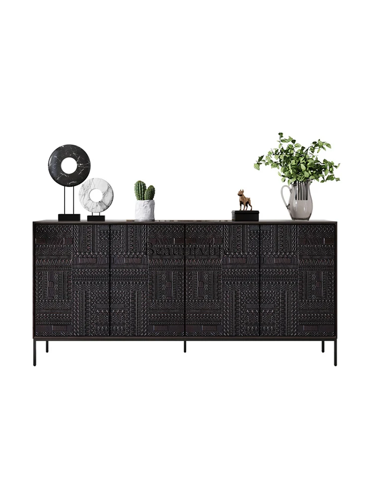 Bedroom Carved TV Cabinet Silent Style Art Entrance Vintage Sideboard Cabinet
Bedroom Carved TV Cabinet Silent Style Art Entrance Vintage Sideboard Cabinet