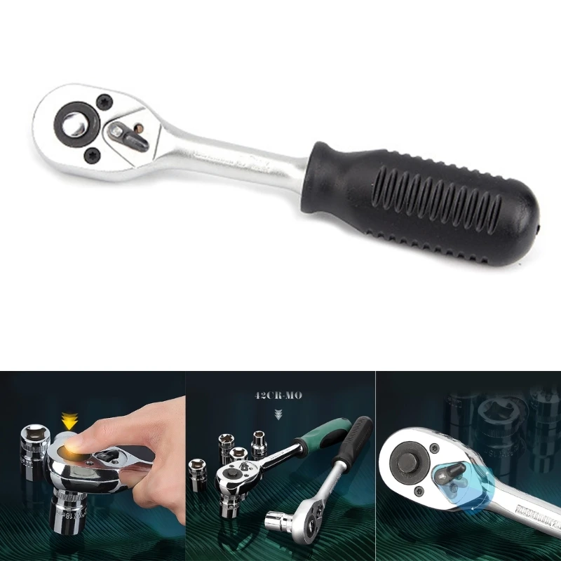 

Mini 1/4" 3/8" 1/2" Ratchet Wrench Quick Socket Ratchet Wrench Screwdriver Hex Torque Wrenches Set Spanner Hand Dropshipping