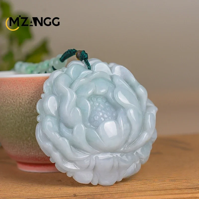 Natural Myanmar Jadeite Rose Pendant Hand-carved Flower Long Sweater Chain Jade Necklace Exquisite Fashion Women's Jewelry
Natural Myanmar Jadeite Rose Pendant Hand-carved Flower Long Sweater Chain Jade Necklace Exquisite Fashion Women's Jewelry