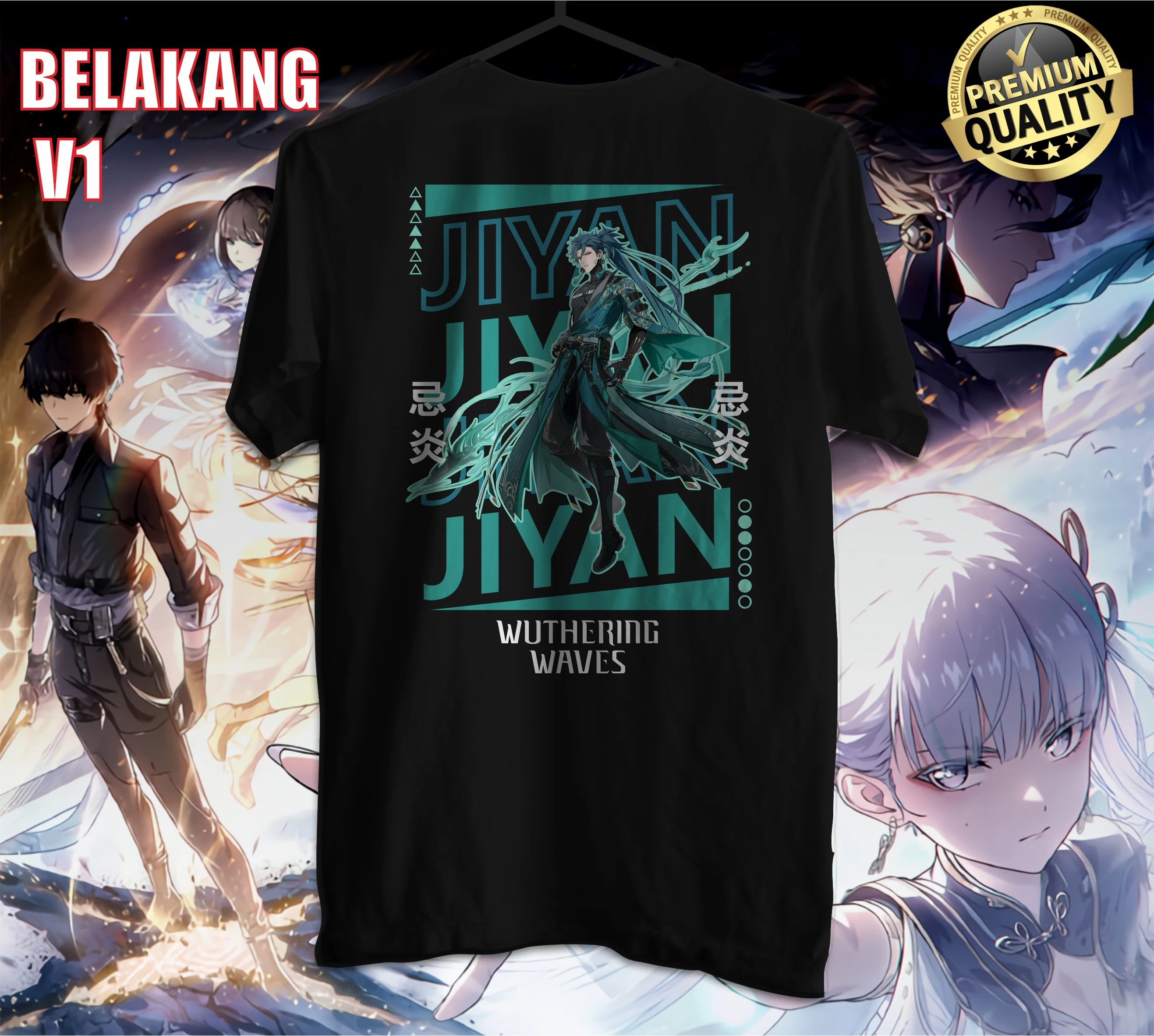 Kaos Tshirt Baju Wuthering Waves Jiyan Game Aalto Calcharo Jianxin Yinlin Baizhi Rover WW Game Wuthering Waves
Kaos Tshirt Baju Wuthering Waves Jiyan Game Aalto Calcharo Jianxin Yinlin Baizhi Rover WW Game Wuthering Waves
