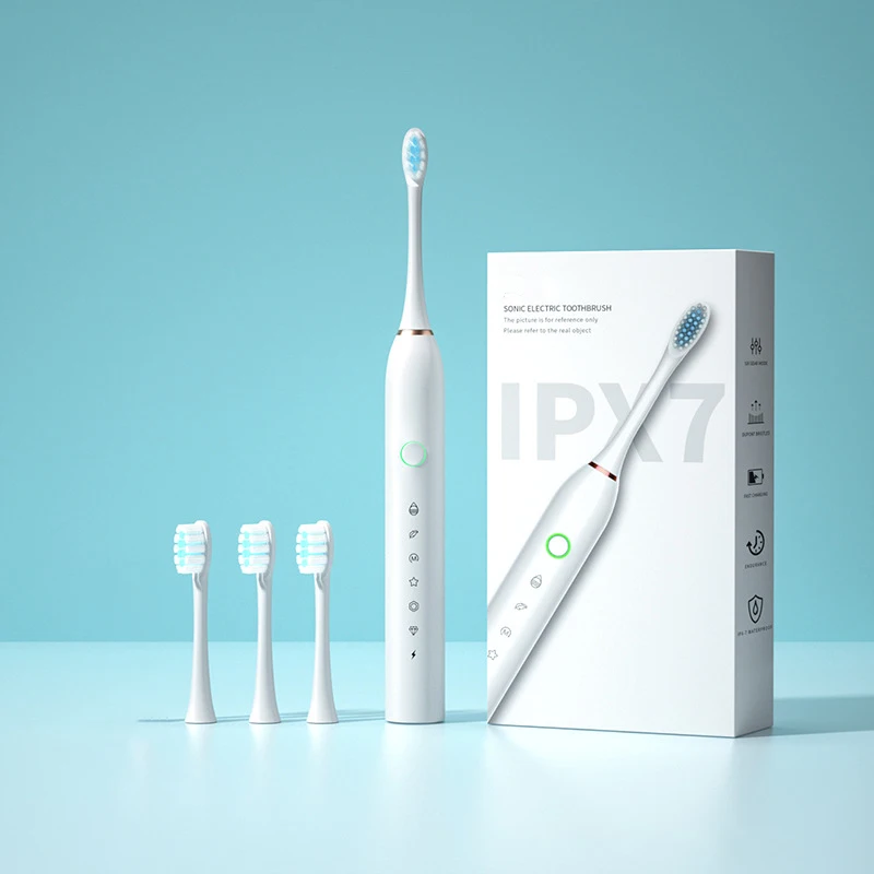 Newest Sonic Electric Toothbrush Rechargeable for Adults 6 Modes Smart Timer IPX7 Waterproof Ultrasonic Tooth Brushes Travel Box
Newest Sonic Electric Toothbrush Rechargeable for Adults 6 Modes Smart Timer IPX7 Waterproof Ultrasonic Tooth Brushes Travel Box