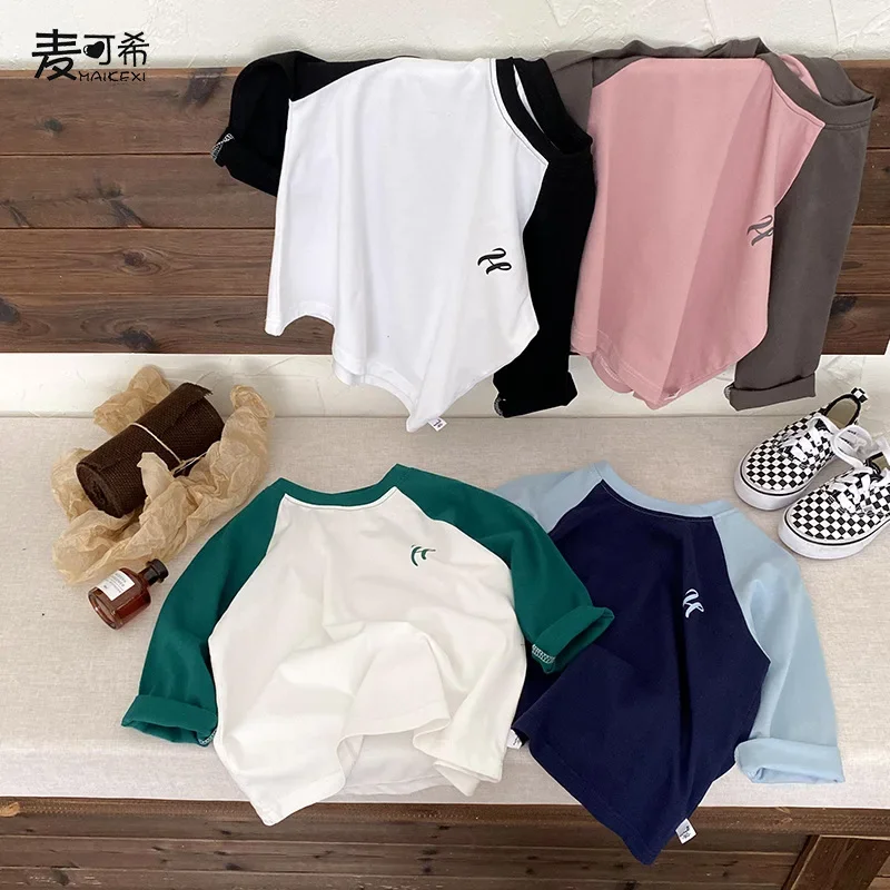 Babies' Long Sleeve T-shirt 2023 Autumn New Children's Clothing Children's Cotton Raglan Sleeve Bottoming Shirt Fashion
Babies' Long Sleeve T-shirt 2023 Autumn New Children's Clothing Children's Cotton Raglan Sleeve Bottoming Shirt Fashion