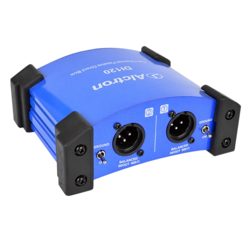 Alctron DI120 Two-Way Passive DI Box Impedance Converter DI BOX Stage Effect Device
Alctron DI120 Two-Way Passive DI Box Impedance Converter DI BOX Stage Effect Device