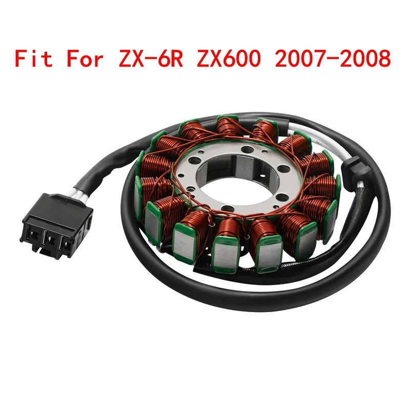 Motorcycle Magneto Generator Stator Coil For Kawasaki ZX600 Ninja ZX6R 2007-2008 2013-2018
Motorcycle Magneto Generator Stator Coil For Kawasaki ZX600 Ninja ZX6R 2007-2008 2013-2018