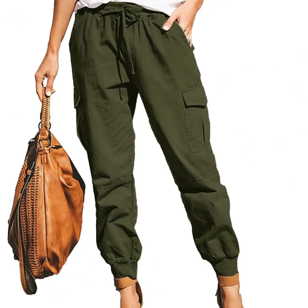 Cargo Pants Women 2023 Solid Color Drawstring Polyester Multi Pockets Ankle Tied Trousers Streetwear Women Clothing 2023
Cargo Pants Women 2023 Solid Color Drawstring Polyester Multi Pockets Ankle Tied Trousers Streetwear Women Clothing 2023
