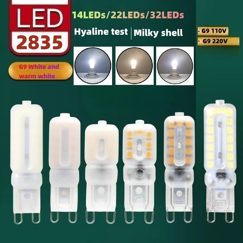 The latest G9 LED dimmer bulb 3W 5W 7W SMD 2835 spotlight crystal chandelier replaces 20W 30W Halogen lamp lighting AC 220V
The latest G9 LED dimmer bulb 3W 5W 7W SMD 2835 spotlight crystal chandelier replaces 20W 30W Halogen lamp lighting AC 220V