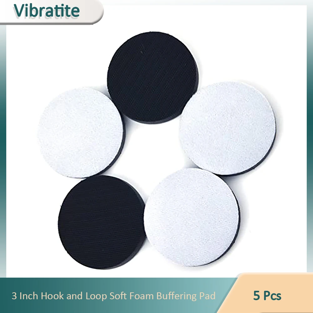 3 Inch Hook and Loop Soft Foam Buffering Pad for 3" Sanding Pad 5 Pack Interface Pad Abrasive Tools Polishing Accessarys
3 Inch Hook and Loop Soft Foam Buffering Pad for 3" Sanding Pad 5 Pack Interface Pad Abrasive Tools Polishing Accessarys