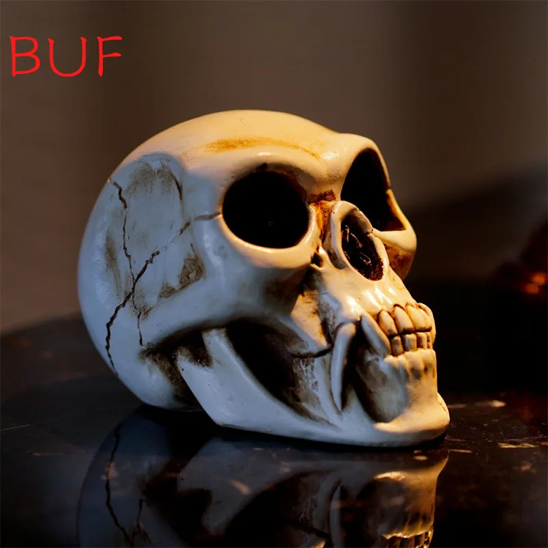 Home Decor Antique Fanged Skull Statue Resin Figurine Desk Decoration Craft Ornaments Halloween Decoration Accessories Sculpture
Home Decor Antique Fanged Skull Statue Resin Figurine Desk Decoration Craft Ornaments Halloween Decoration Accessories Sculpture