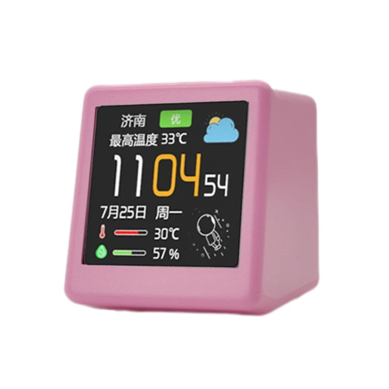 20CB Mini WIFI Clock 1.54in Screen Intelligent Outdoor Temperature and Humidity Meteorological Desktop Clock
20CB Mini WIFI Clock 1.54in Screen Intelligent Outdoor Temperature and Humidity Meteorological Desktop Clock