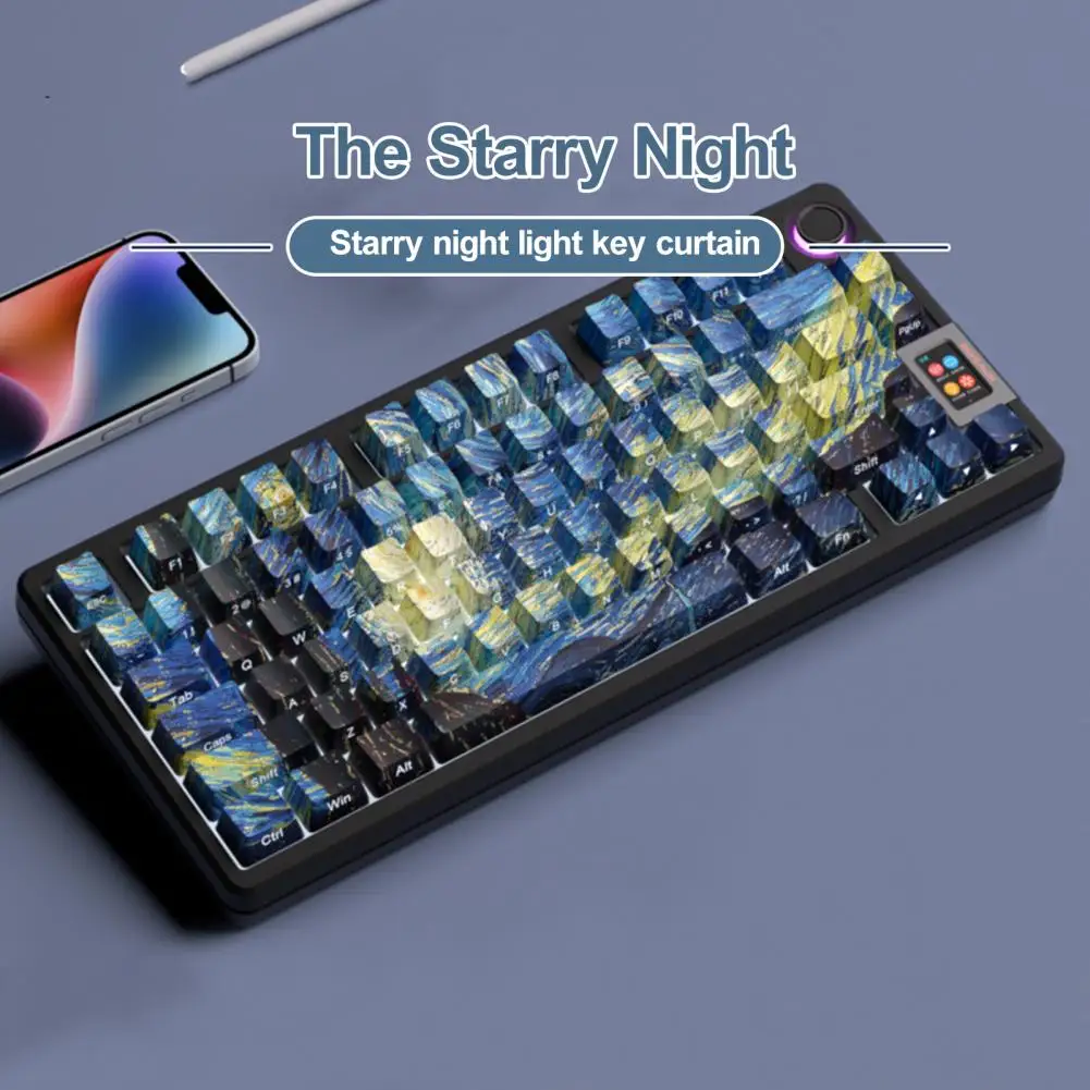 Колпачки для клавиш Star Moon PBT, колпачки для клавиш с подставкой, 108 клавиш, водонепроницаемые колпачки для клавиш Star-moon Night, аксессуары для клавиатуры
Колпачки для клавиш Star Moon PBT, колпачки для клавиш с подставкой, 108 клавиш, водонепроницаемые колпачки для клавиш Star-moon Night, аксессуары для клавиатуры
