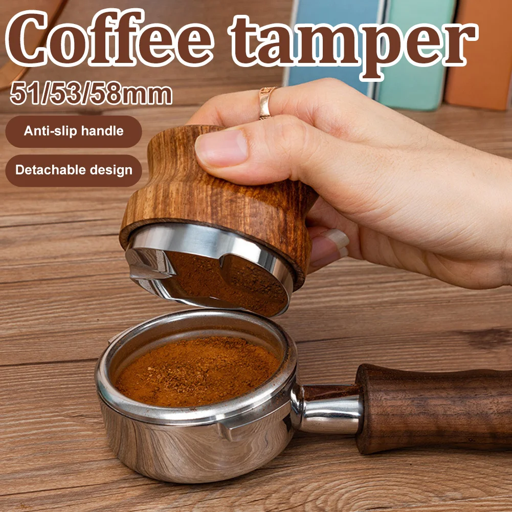 Stainless Steel Coffee Tamper 51mm/53mm/58mm Coffee Distributor Leveler Tool Coffee Tamper With Three Angled Slopes Coffeeware
Stainless Steel Coffee Tamper 51mm/53mm/58mm Coffee Distributor Leveler Tool Coffee Tamper With Three Angled Slopes Coffeeware