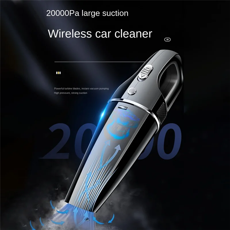 20000Pa Portable Wireless Vacuum Cleaner for Car Vacuum Cleaning Auto Home Handheld Vaccum Cleaners Powerful
20000Pa Portable Wireless Vacuum Cleaner for Car Vacuum Cleaning Auto Home Handheld Vaccum Cleaners Powerful