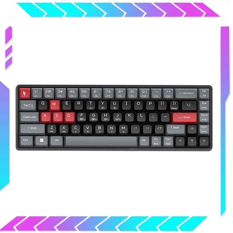 

Okw220 68key Magnetic Axis Keyboard Wired Rgb Vhub Hot Swap Alloy Keyboard Custom Pbt Mechanical Keyboard For Win/Mac Pc Gamer