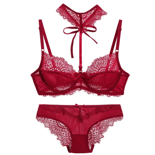 Ensembles de soutien-gorge push-up sexy, lingerie rouge, blanc, violet, rose, noir, beige, bonnet BCDE, sous-vêtements, 34/75, 36/80, 38/85, 40/90, 42/95, 44/100 1