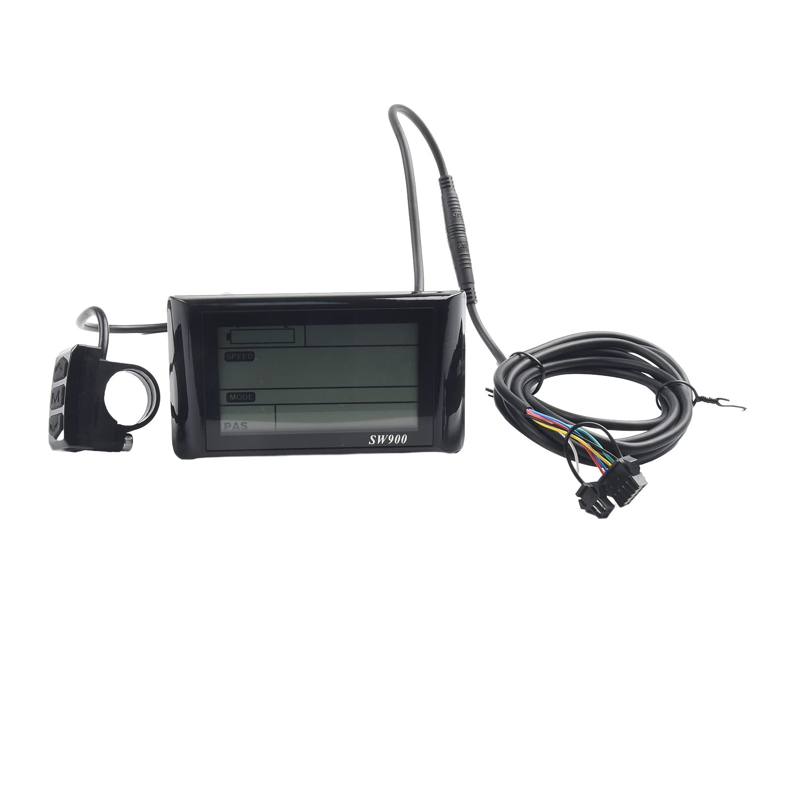 Speed Control LCD S900 Display E-Bike Electric Bicycle Light Plug Meter Part Replacement Black Color Control Panel Riding Speed
Speed Control LCD S900 Display E-Bike Electric Bicycle Light Plug Meter Part Replacement Black Color Control Panel Riding Speed