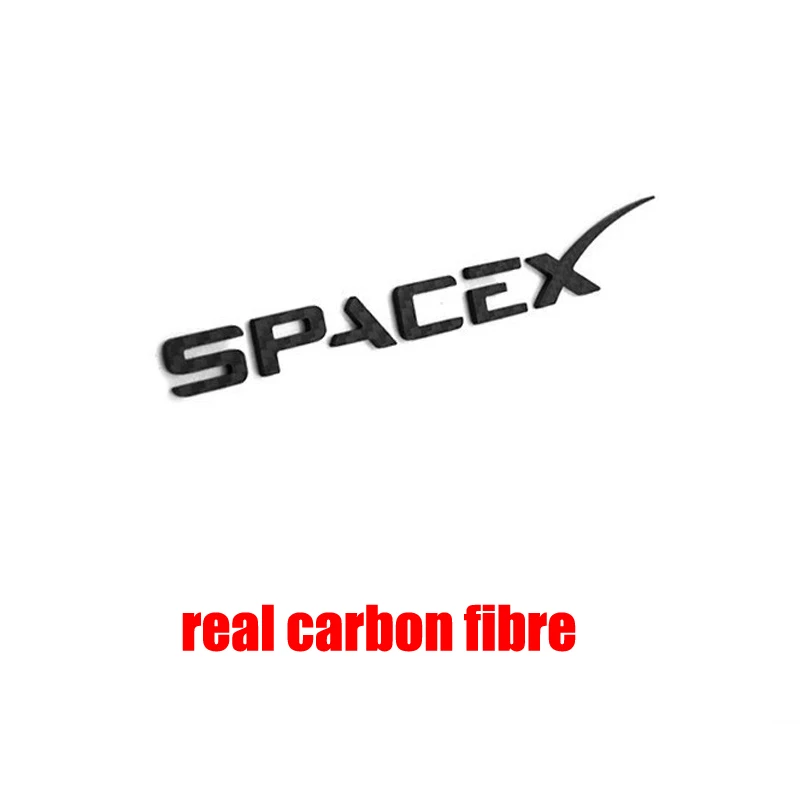 Эмблема для заднего багажника из натурального углеродного волокна Space X, наклейки для Tesla SpaceX Model 3 X S Y, аксессуары для стайлинга автомобиля
Эмблема для заднего багажника из натурального углеродного волокна Space X, наклейки для Tesla SpaceX Model 3 X S Y, аксессуары для стайлинга автомобиля