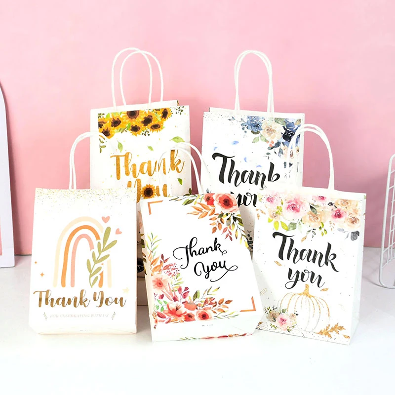 5Pcs Thank You Gift Bags Kraft Paper Candy Cookies Packing Bag Wedding Gift For Guest Birthday Wedding Party Decoration
5Pcs Thank You Gift Bags Kraft Paper Candy Cookies Packing Bag Wedding Gift For Guest Birthday Wedding Party Decoration