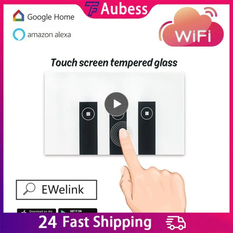 Умный настенный выключатель с Wi-Fi, сенсорная панель на 1/2/34 клавиши, для Echo, Amazon, Alexa, домашний элегантный импульсный источник питания
Умный настенный выключатель с Wi-Fi, сенсорная панель на 1/2/34 клавиши, для Echo, Amazon, Alexa, домашний элегантный импульсный источник питания