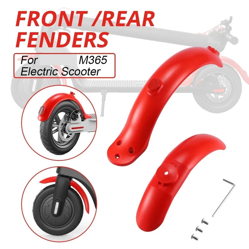 

Electric Scooter Front Rear Mudguard Fender Scooter Accessories For Xiaomi Mijia M365 Pro
