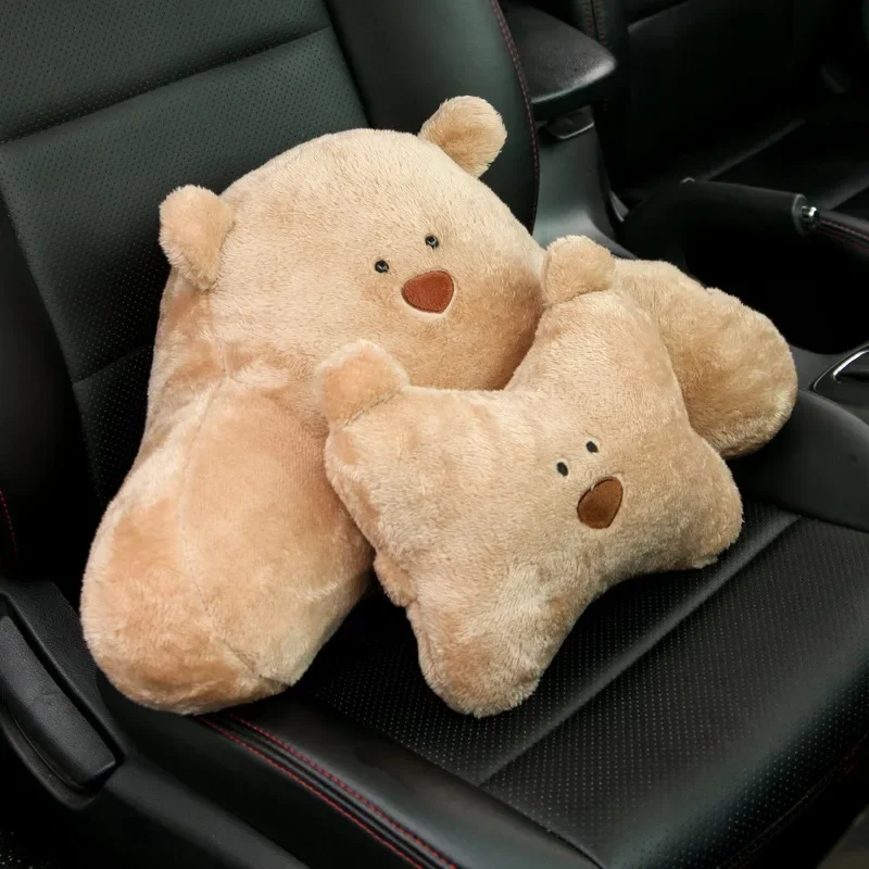 Cute Bear Animal Car Headrest Pillow Lovely Auto Seat Head Support Neck Protector Cushion Plush Automobiles Lumbar Rest Car Kits
Cute Bear Animal Car Headrest Pillow Lovely Auto Seat Head Support Neck Protector Cushion Plush Automobiles Lumbar Rest Car Kits
