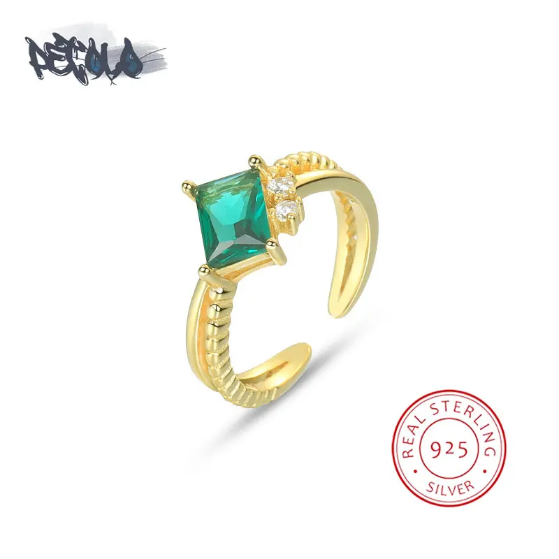 Женское кольцо из серебра 925 пробы, стильное инкрустированное искусственное кольцо, двойное кольцо из 18-каратного золота, ювелирные изделия из серебра
Женское кольцо из серебра 925 пробы, стильное инкрустированное искусственное кольцо, двойное кольцо из 18-каратного золота, ювелирные изделия из серебра
