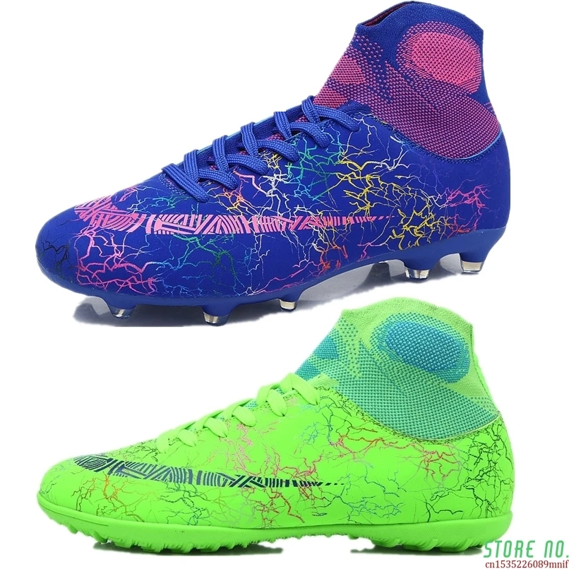 High Top Soccer Cleats Shoes TF/FG Football Boots Long Spikes & Short Spikes Men's Ankle Football Shoes Sneakers Shoes AG
High Top Soccer Cleats Shoes TF/FG Football Boots Long Spikes & Short Spikes Men's Ankle Football Shoes Sneakers Shoes AG