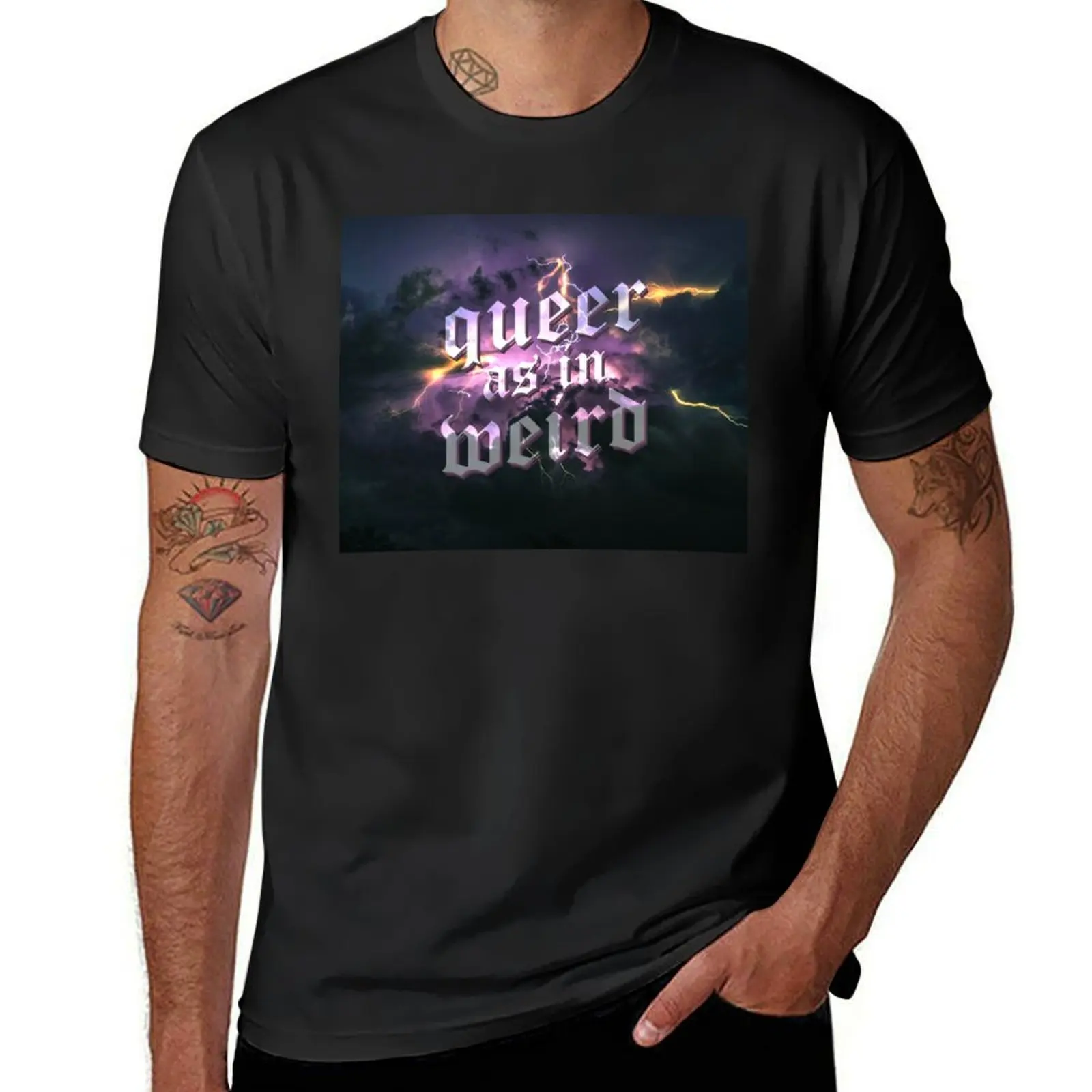 Необычная художественная футболка Queer As In Pride, одежда в эстетике, большие размеры, футболки для мужчин
Необычная художественная футболка Queer As In Pride, одежда в эстетике, большие размеры, футболки для мужчин