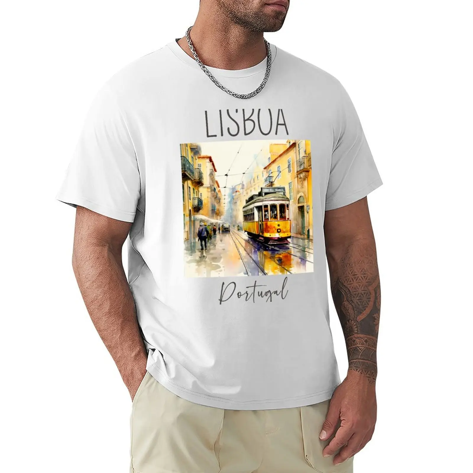 A Watercolor Design of Lisboa - Portugal T-shirt heavyweights plain plus size tops men clothings
A Watercolor Design of Lisboa - Portugal T-shirt heavyweights plain plus size tops men clothings