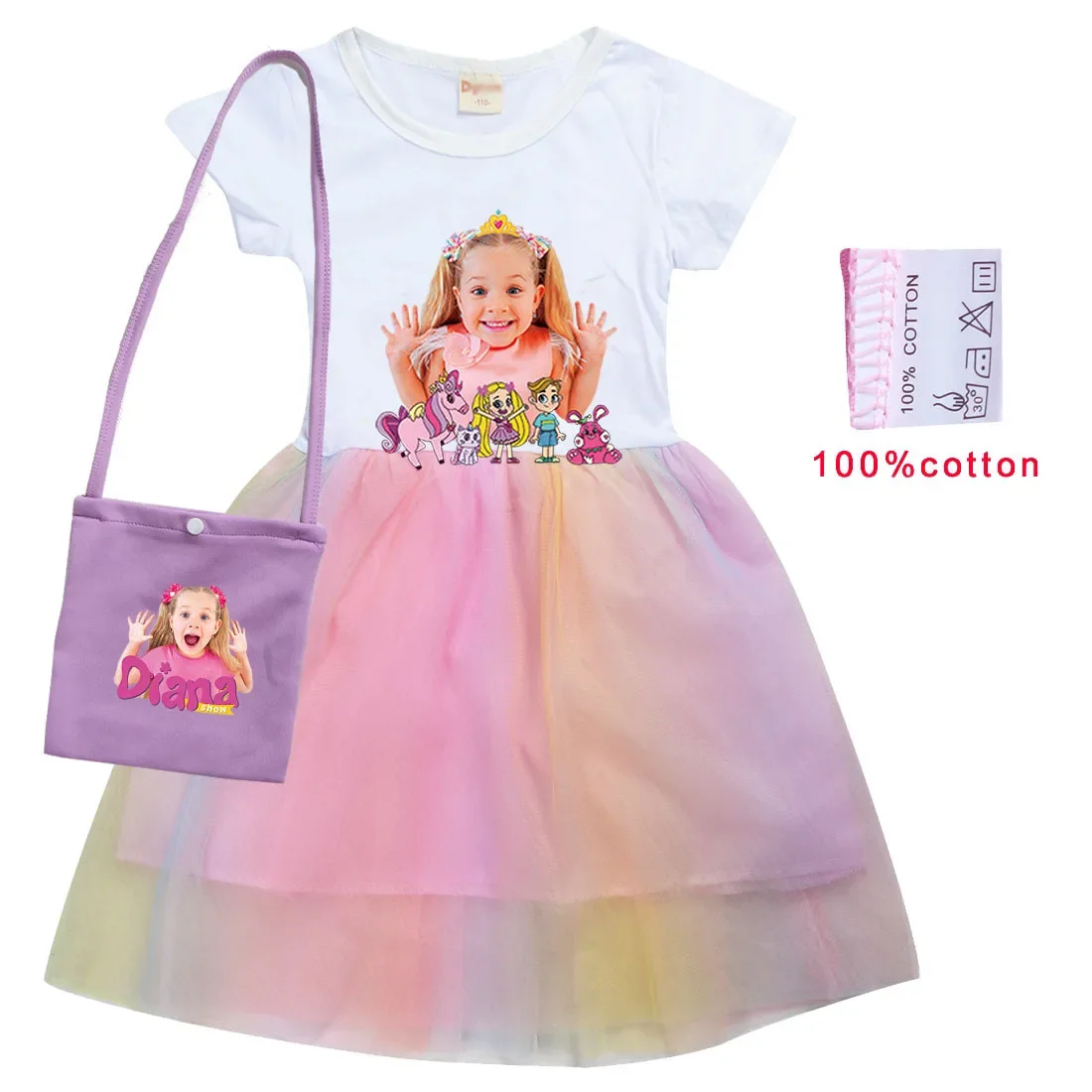 Cute Roma and Diana Dress Kids Halloween Carnival Clothes Baby Girls Casual Dresses Toddler Girl Evening Party Princess Vestidos
Cute Roma and Diana Dress Kids Halloween Carnival Clothes Baby Girls Casual Dresses Toddler Girl Evening Party Princess Vestidos