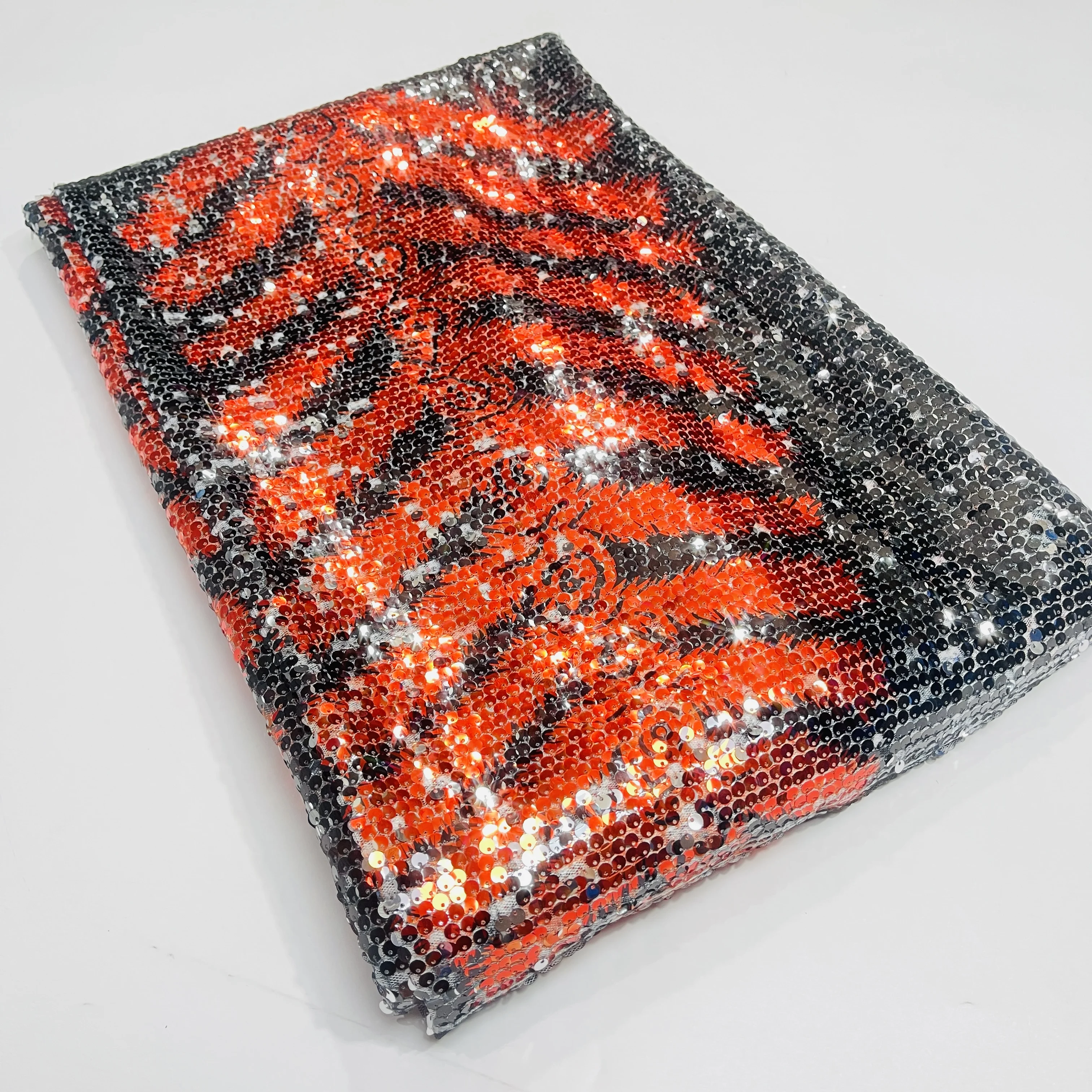 High Quality Nigeria Lace Fabric Big Sequined African French Prints Voile Sequins Fabric Ghana Style For Sewing 5Yards/pcs m38-6
High Quality Nigeria Lace Fabric Big Sequined African French Prints Voile Sequins Fabric Ghana Style For Sewing 5Yards/pcs m38-6