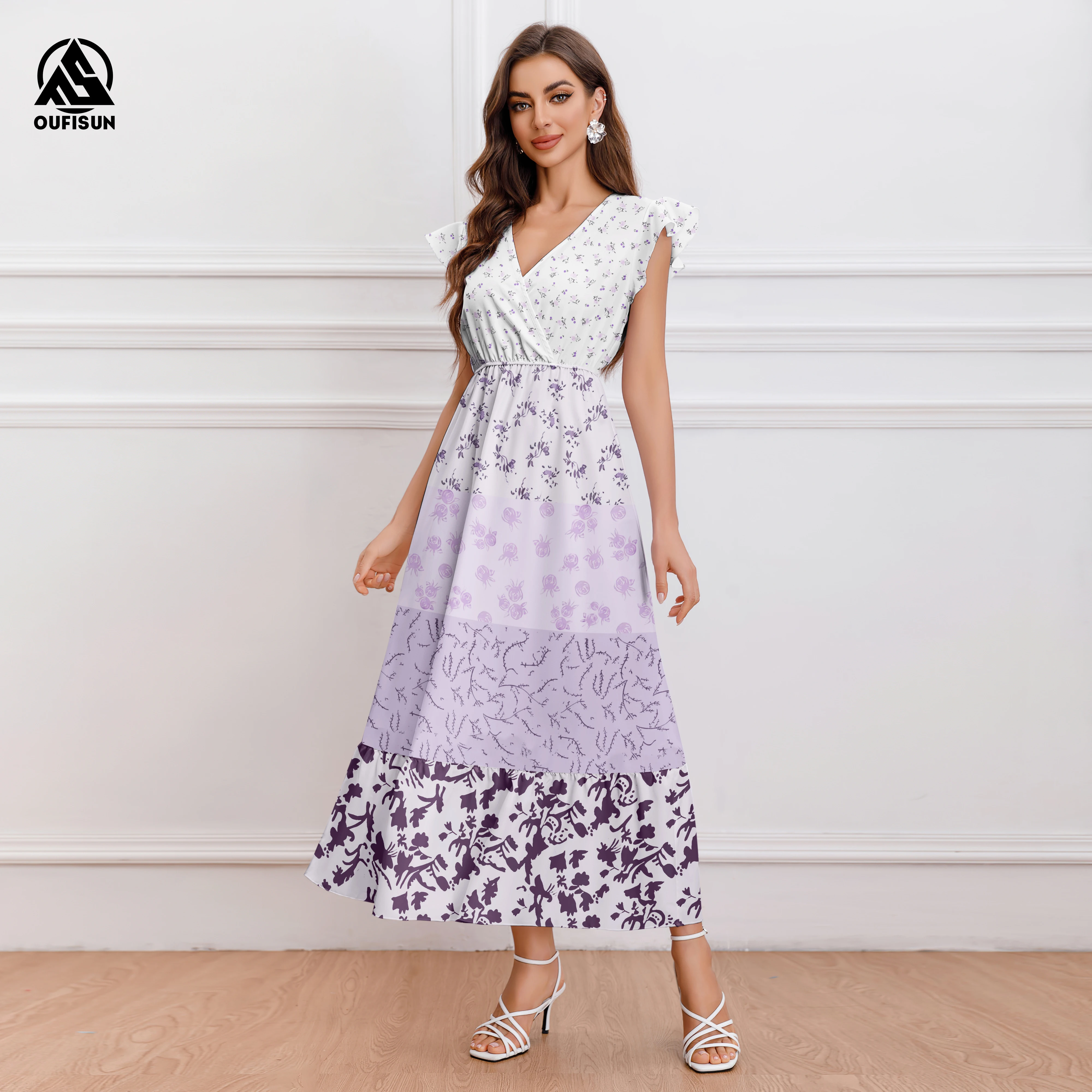 2024 New Women's Dresses Floral Print Summer Elegant Female Short Sleeve Dresses Fashion Clothes Design Dresses
2024 New Women's Dresses Floral Print Summer Elegant Female Short Sleeve Dresses Fashion Clothes Design Dresses
