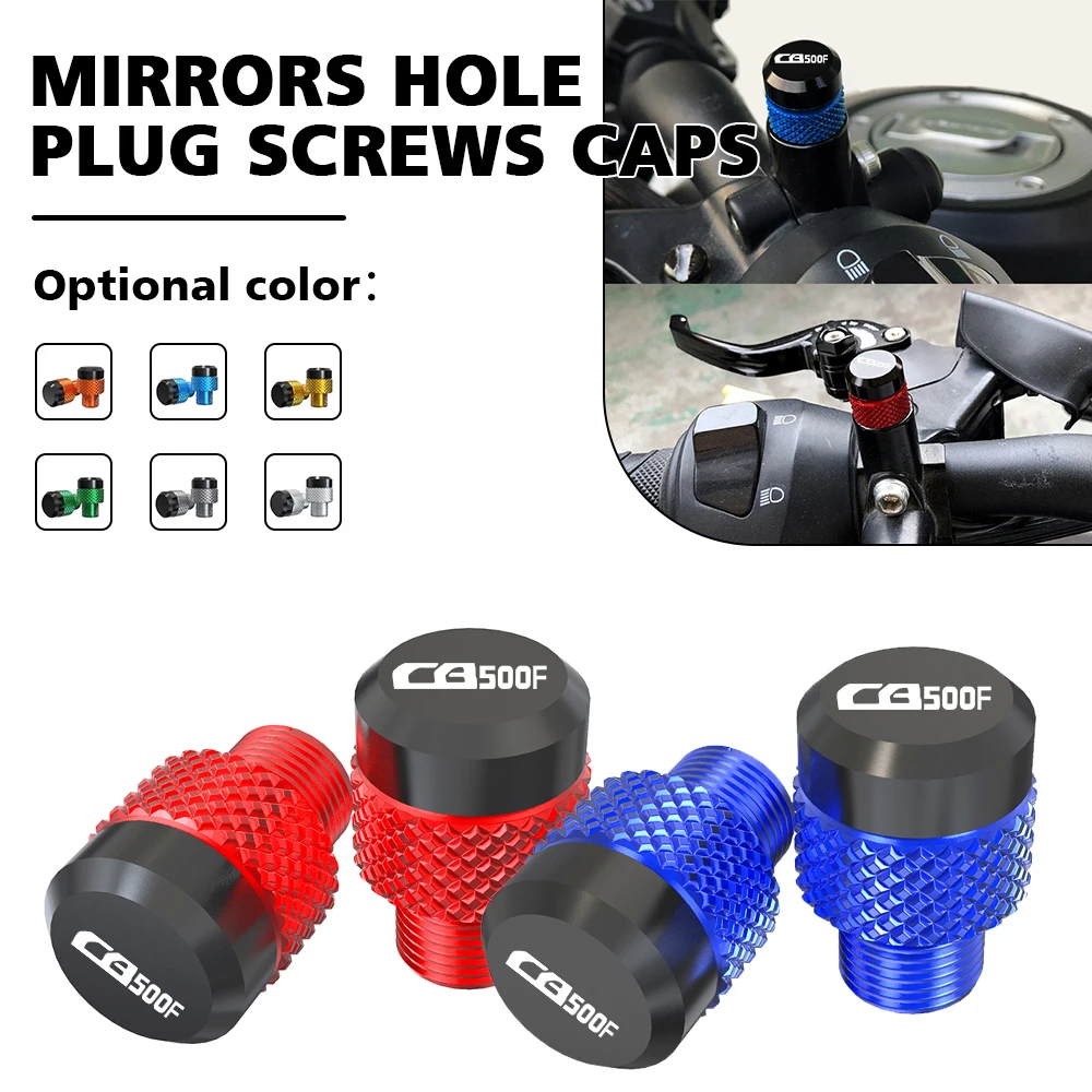 Motorcycle Rearview Mirror Plug Hole Screw Cap Mirror Hole Cover CB500F For HONDA CB 500F CB500 R/X 2013-2020 2019 2018 2017
Motorcycle Rearview Mirror Plug Hole Screw Cap Mirror Hole Cover CB500F For HONDA CB 500F CB500 R/X 2013-2020 2019 2018 2017